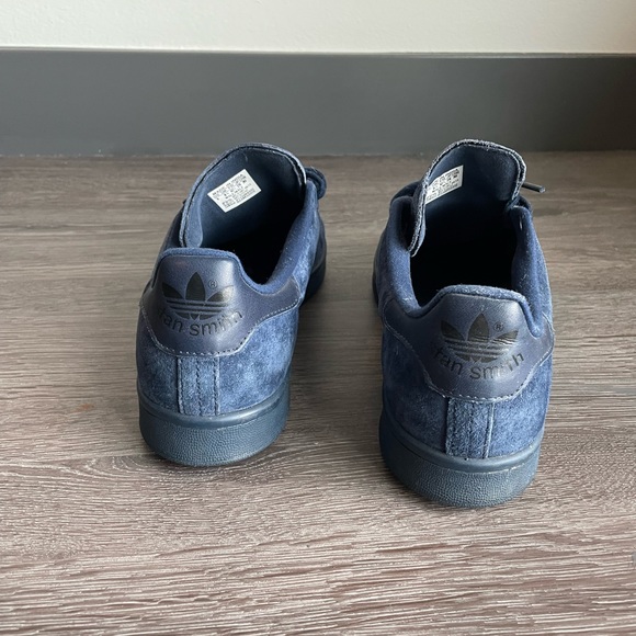 adidas stan smith - night indigo suede sneakers - sz 9 mens - Picture 5 of 11